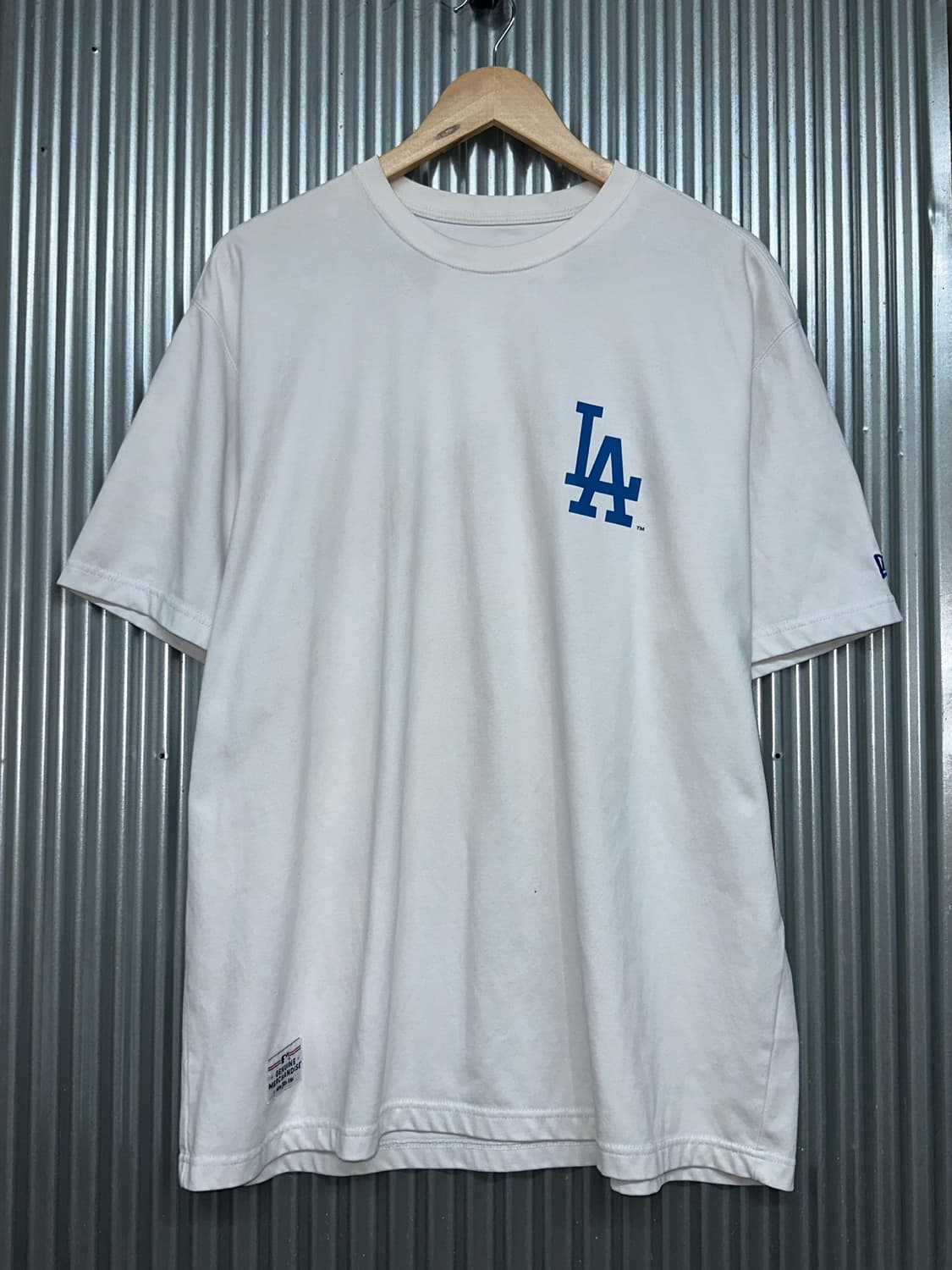 [XXL] 뉴에라 LA 다저스 페이즐리 그래픽 티셔츠 화이트  상품이미지3