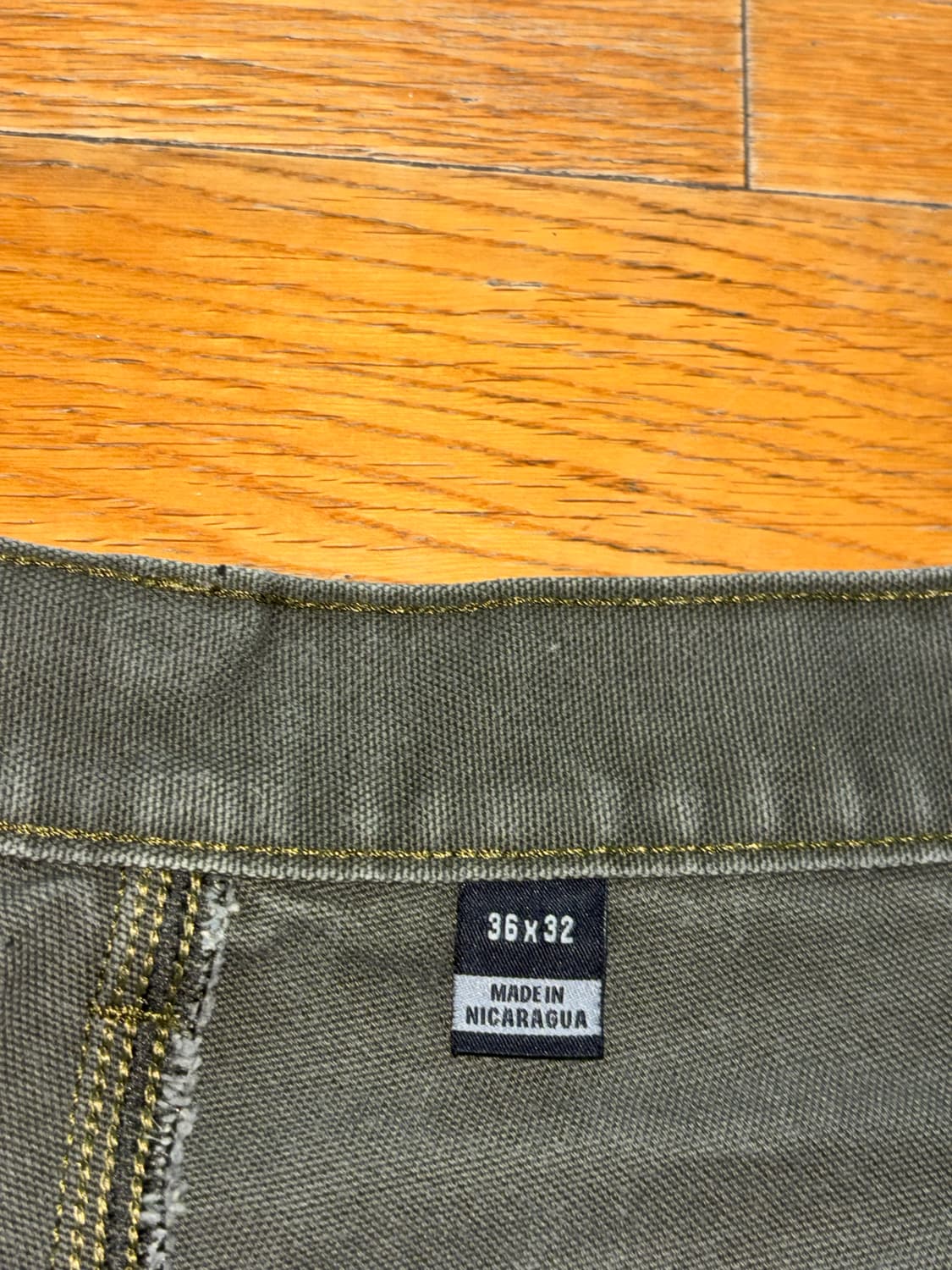 칼하트 b11 모스그린 카펜터 싱글니 상품이미지7