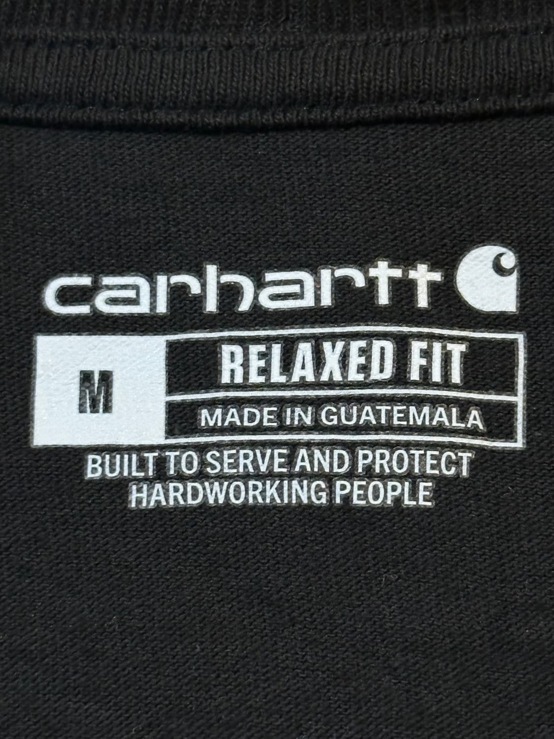 칼하트 CARHARTT 릴렉스핏 빅로고 반팔 티셔츠 블랙 상품이미지6