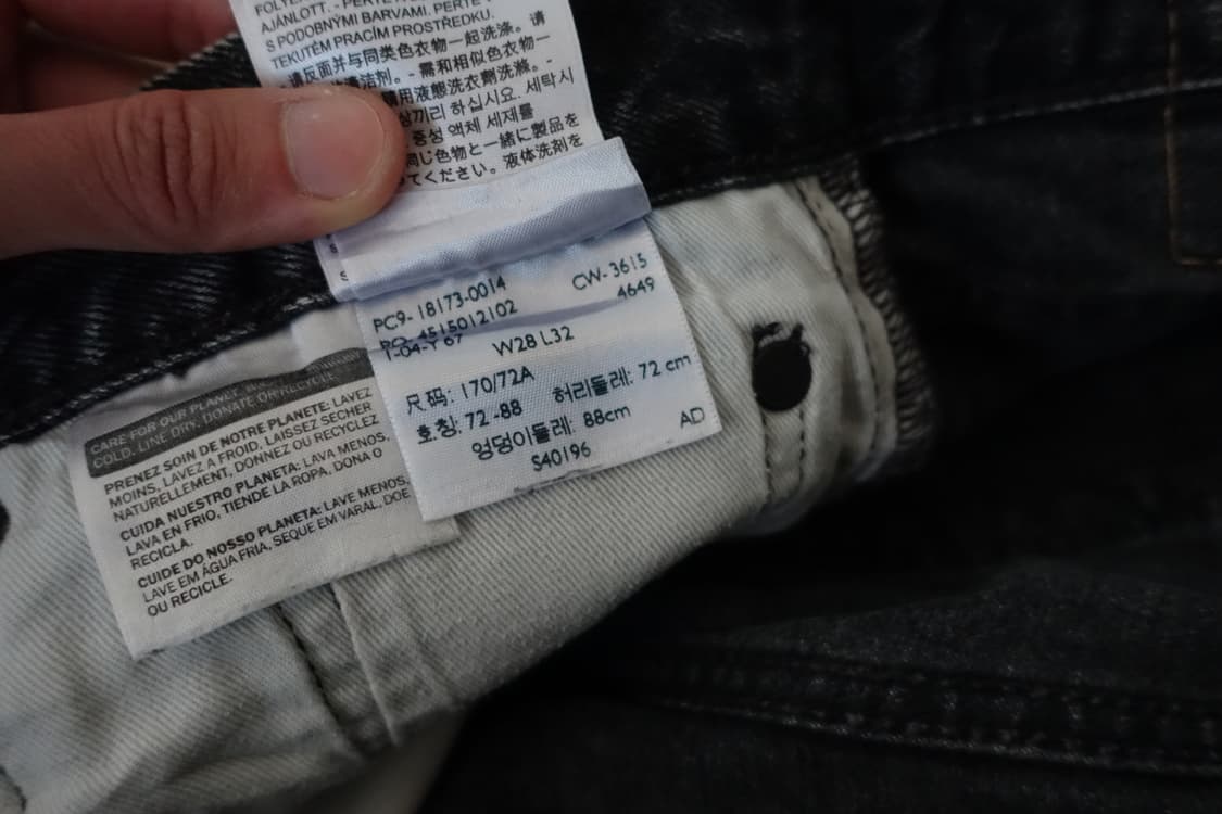 Levi’s 리바이스 빈티지 501CT 블랙 W28 L32  상품이미지6