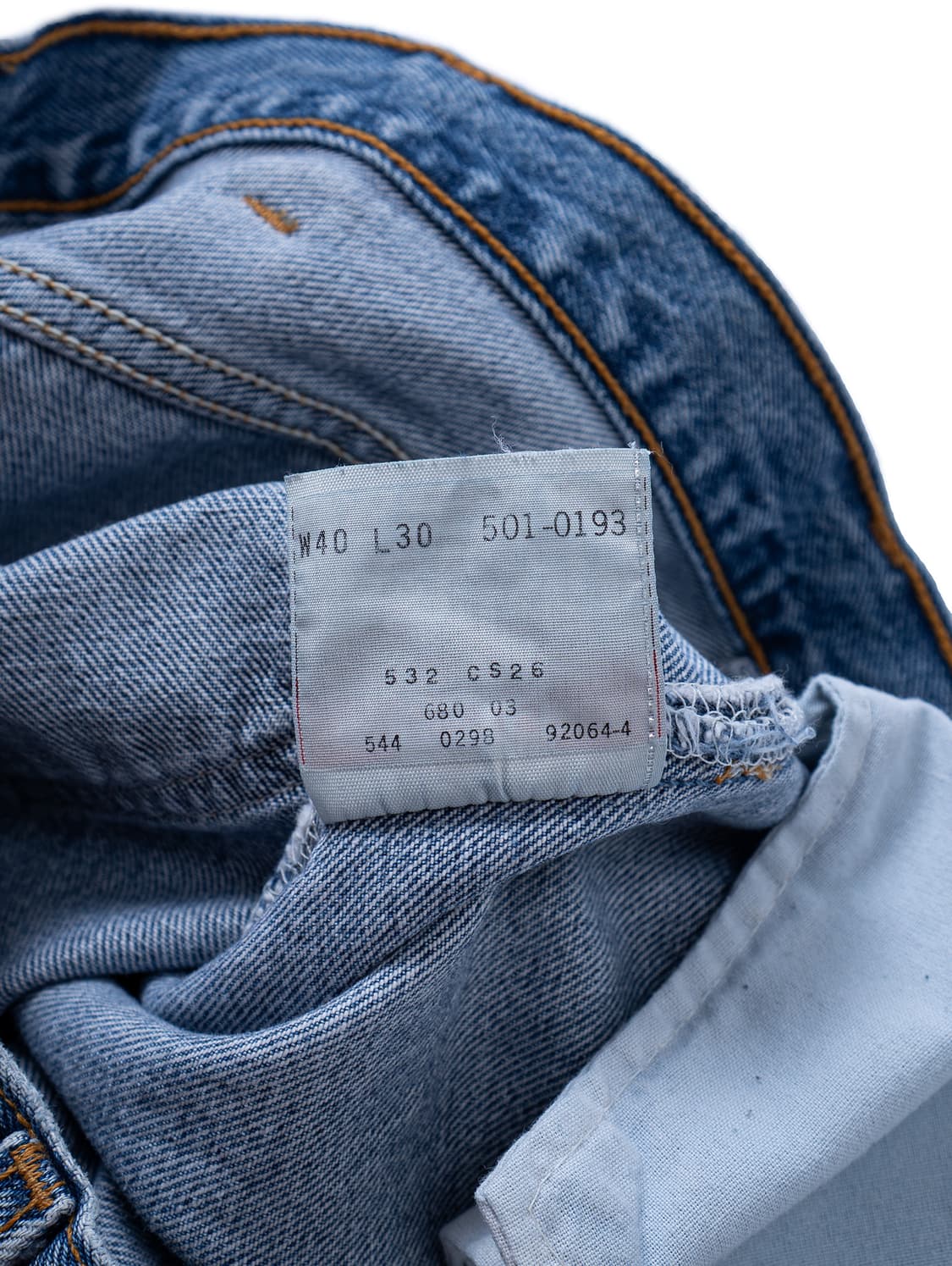 90s Levi's 501 Washed Denim Pants 상품이미지6
