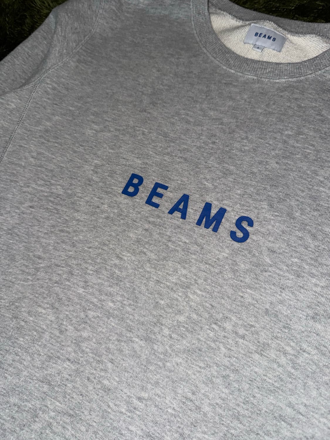 [L] BEAMS 빔즈 MADE IN JAPAN 로고 스웻셔츠 상품이미지2