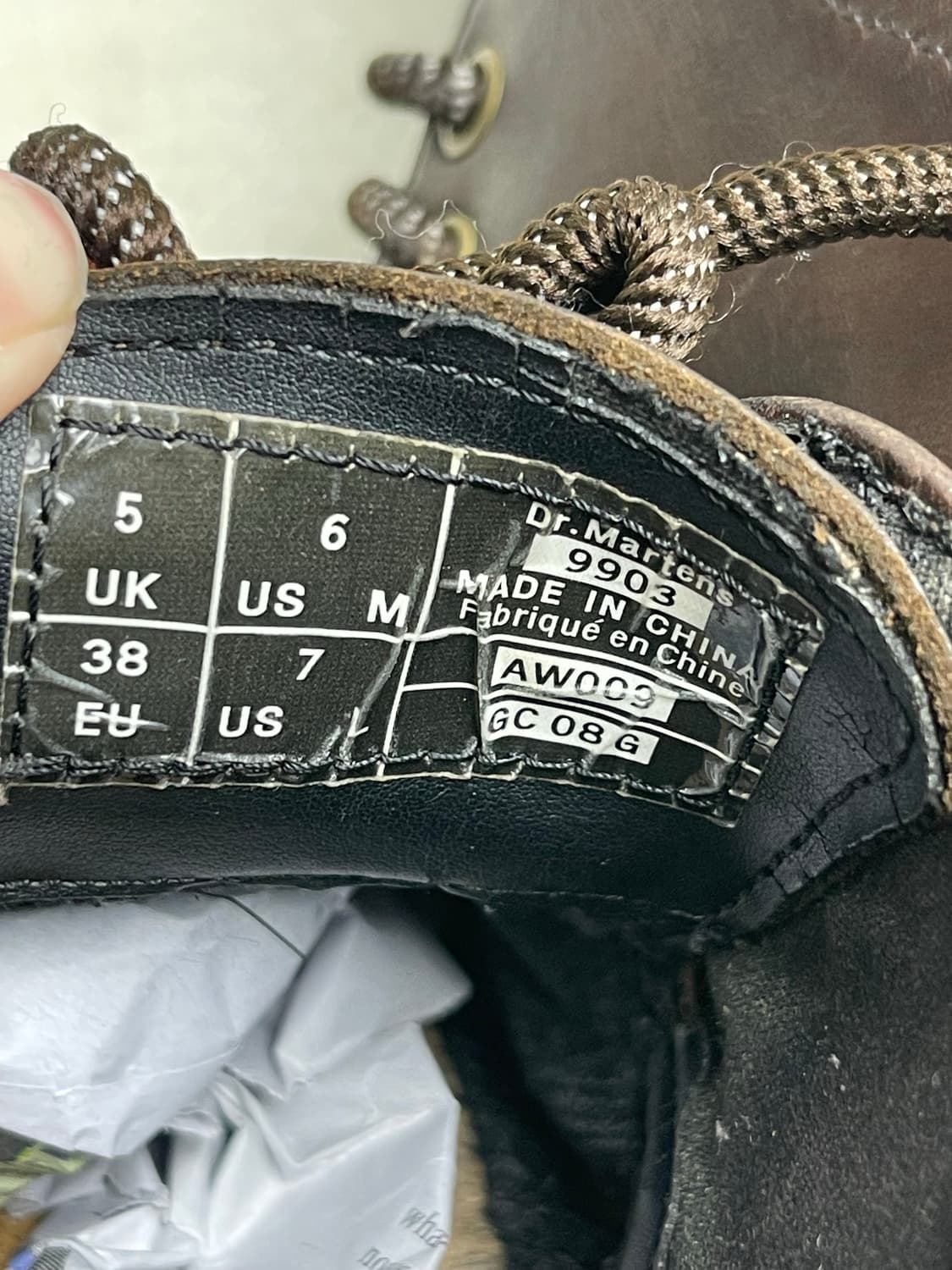 [38] 닥터마틴 9903 브라운 || 240-245 상품이미지7