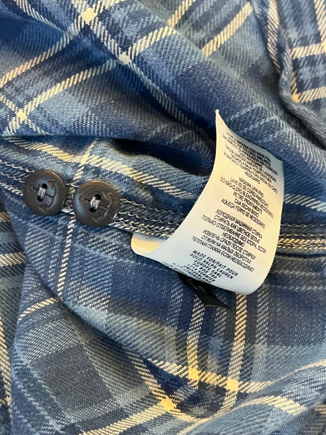 RRL flannel cotton shirts  M 상품이미지4