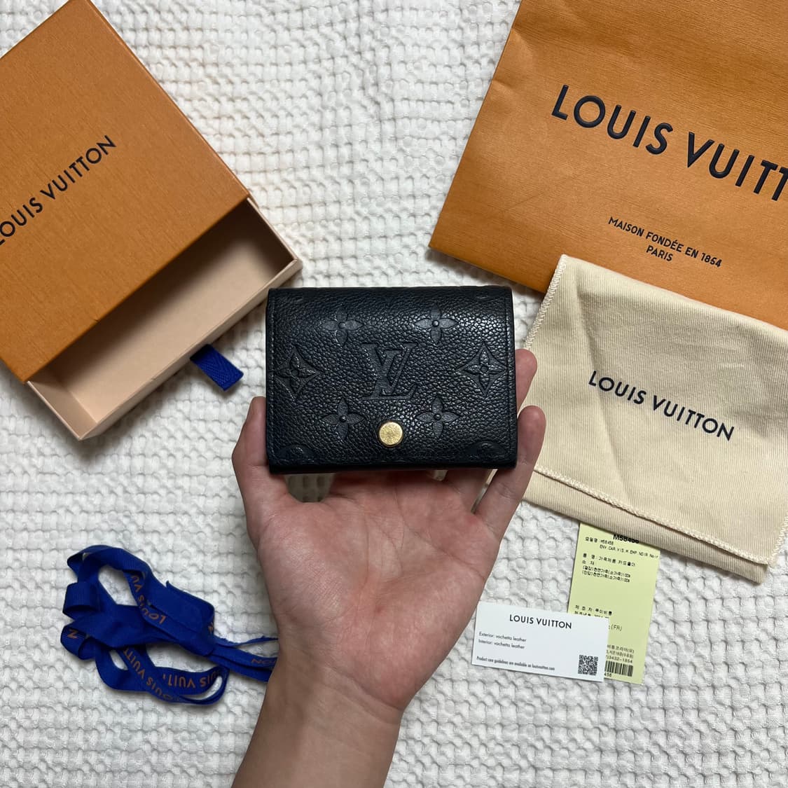 (당일배송 풀구성) 루이비통 앙프렝뜨 비즈니스 카드지갑 상품이미지1