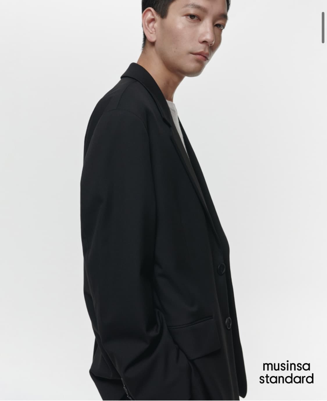 오버사이즈 블랙자켓 XL (수트 셋업) 상품이미지5