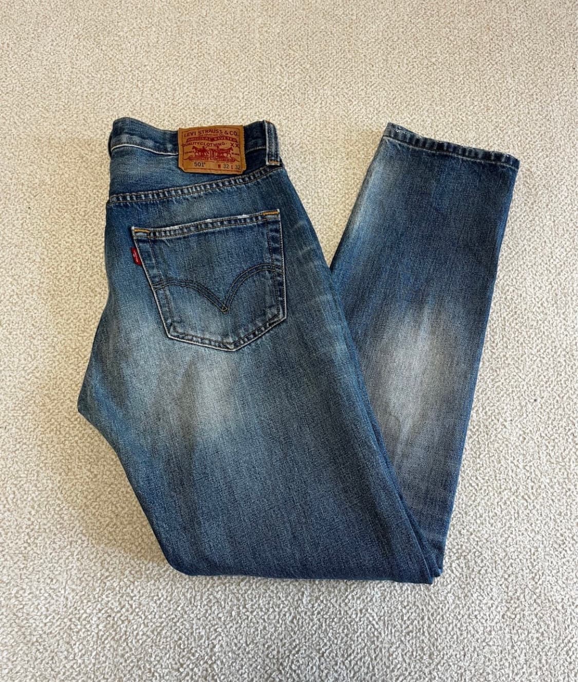 리바이스 501 오리지널 스트레이트 데님 32x32 상품이미지2