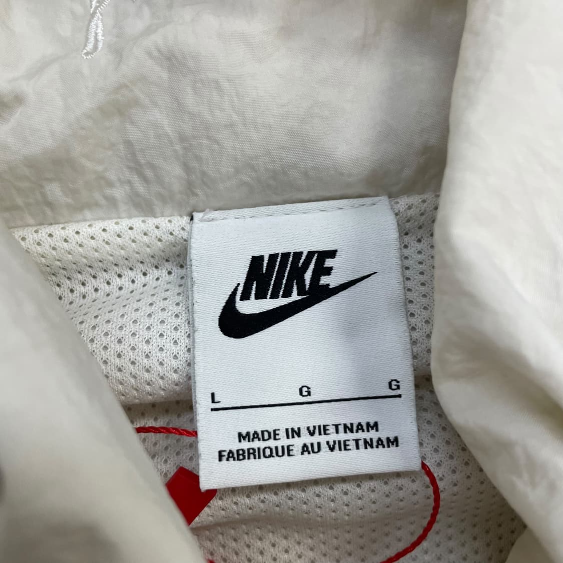 나이키 헤리티지 빅 스우시 아노락 자켓 화이트 상품이미지6