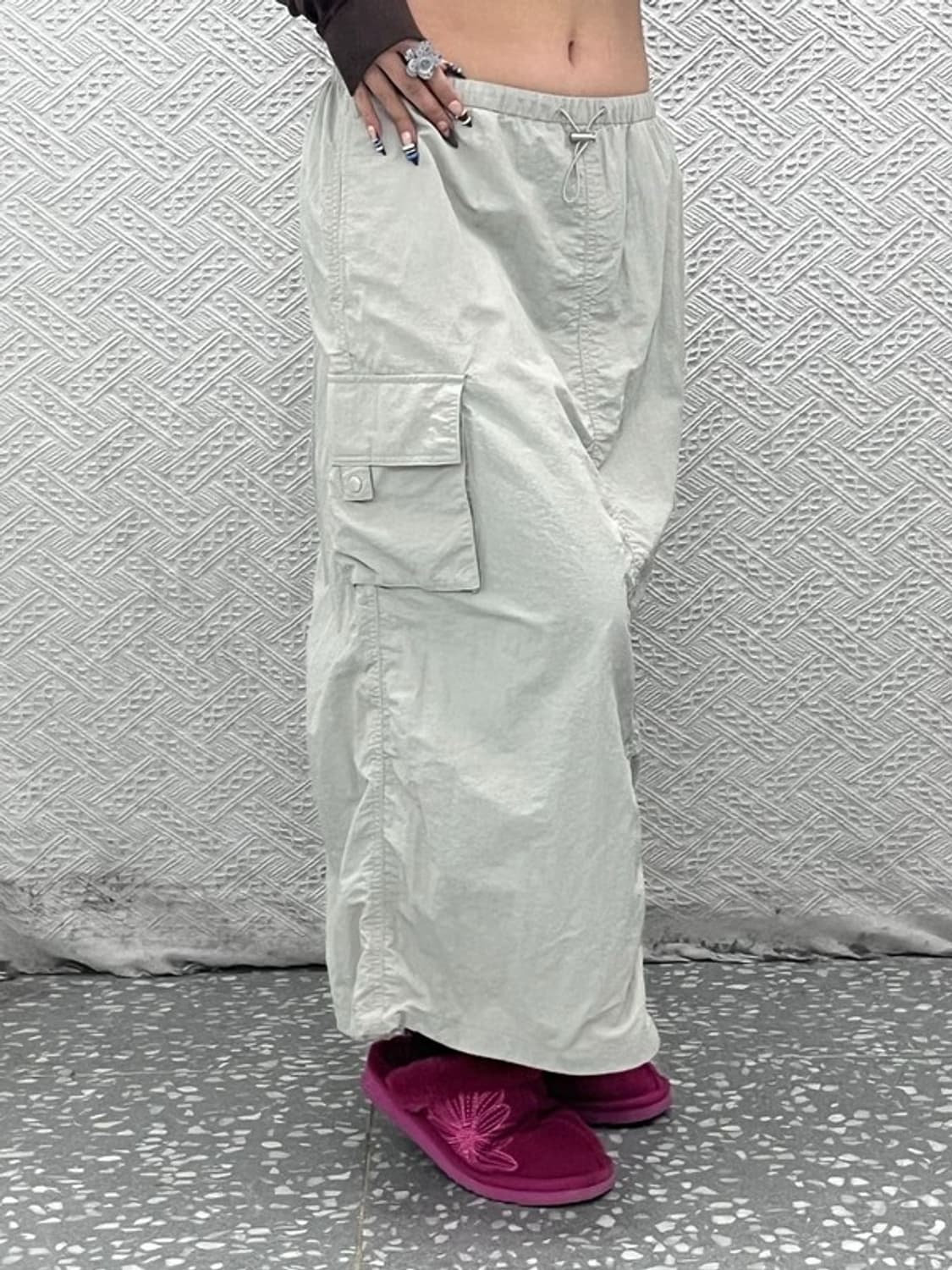 무신사스탠다드 고프코어 스트릿힙 카고 롱스커트 L C07954 상품이미지1