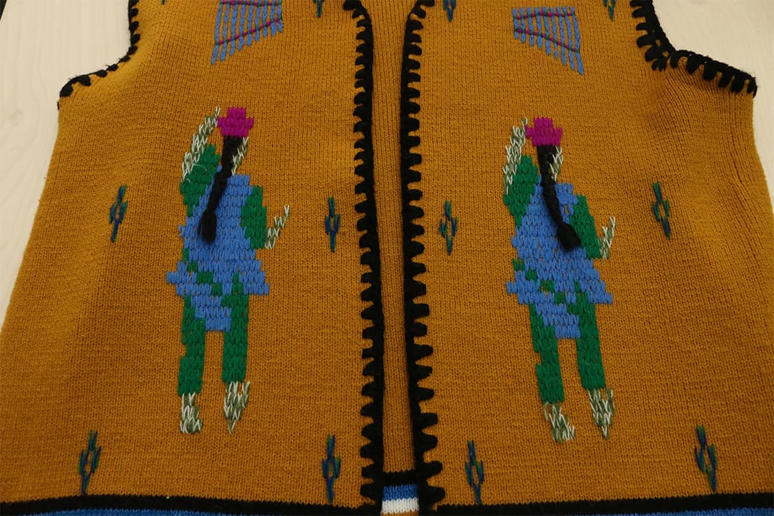 빈티지 니트 베스트 상품이미지4