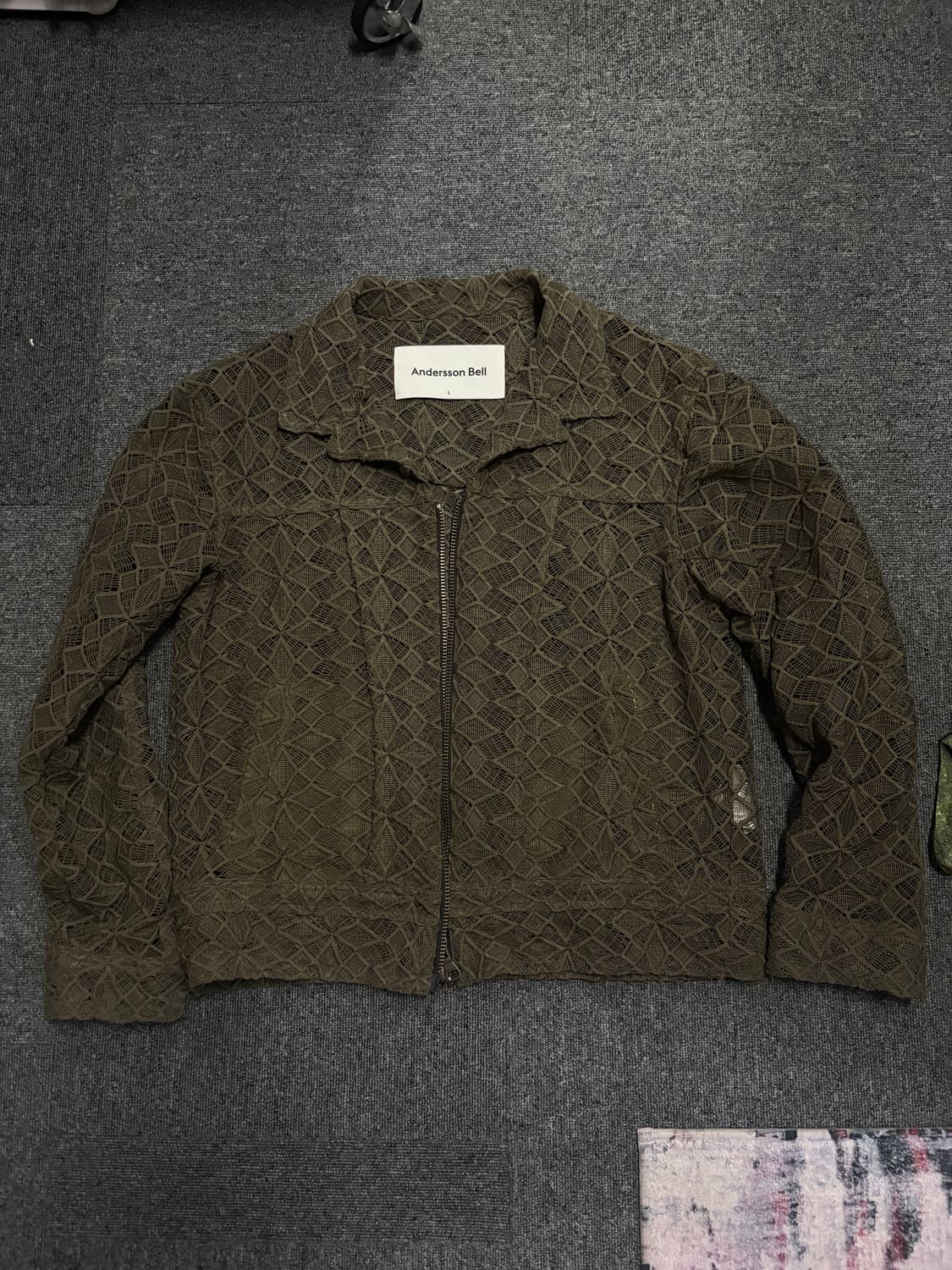 앤더슨벨 리프 엠브로이더리 집업 자켓 L 상품이미지1