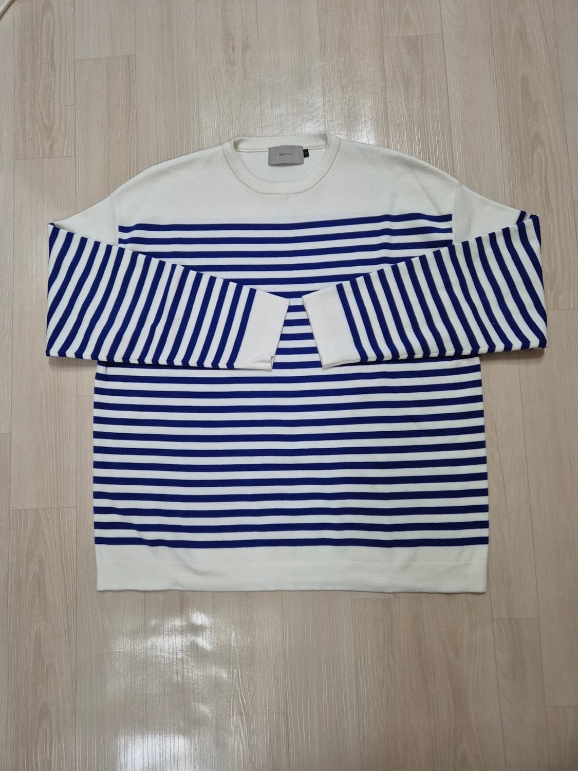 비긴202 French Stripe Pullover Knit [Blue] 상품이미지1
