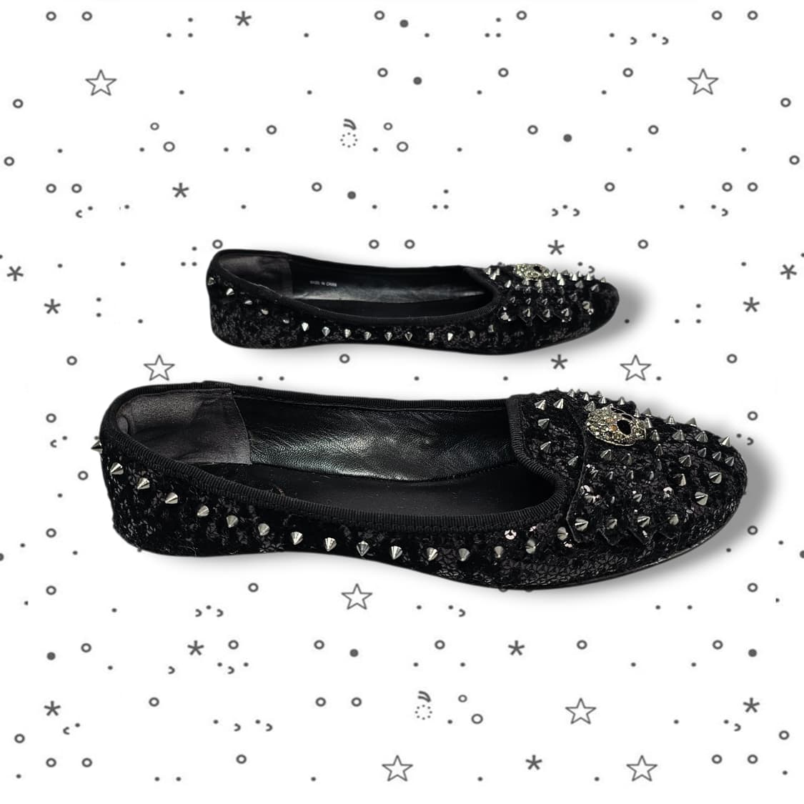 35 Ash 아쉬 스터드 리본 스컬 플랫슈즈 상품이미지3