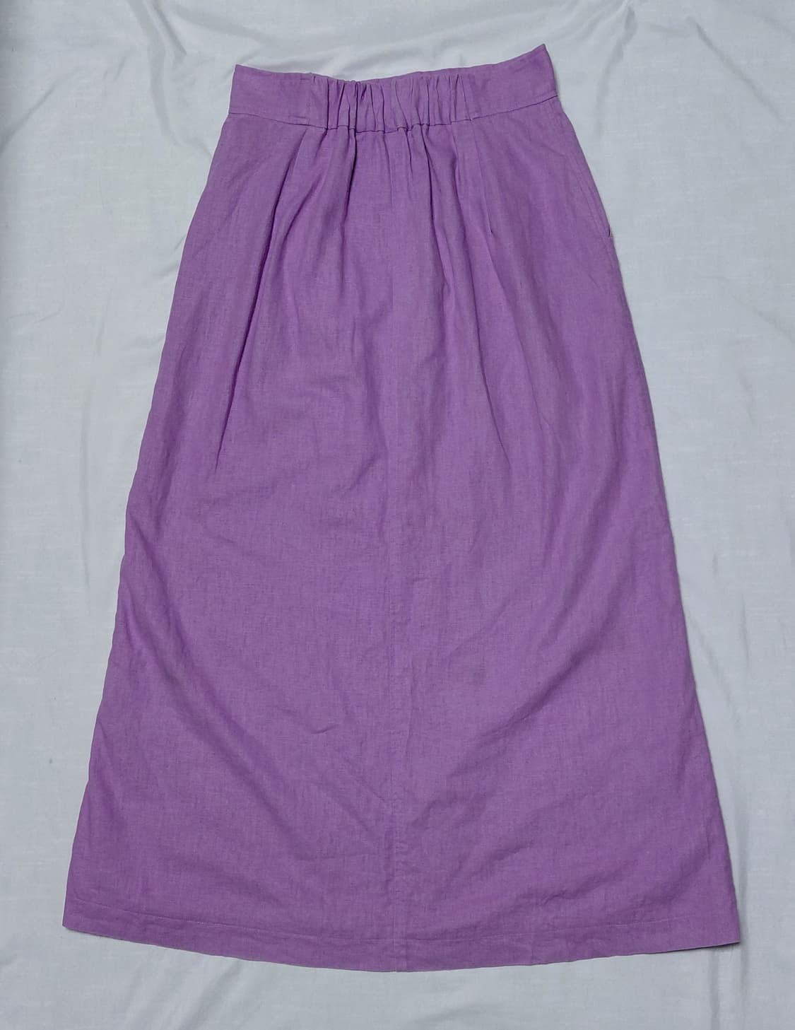 [Ray BEAMS] 린넨 혼방 버튼 랩 스커트 (라벤더/사이즈 0) 상품이미지7