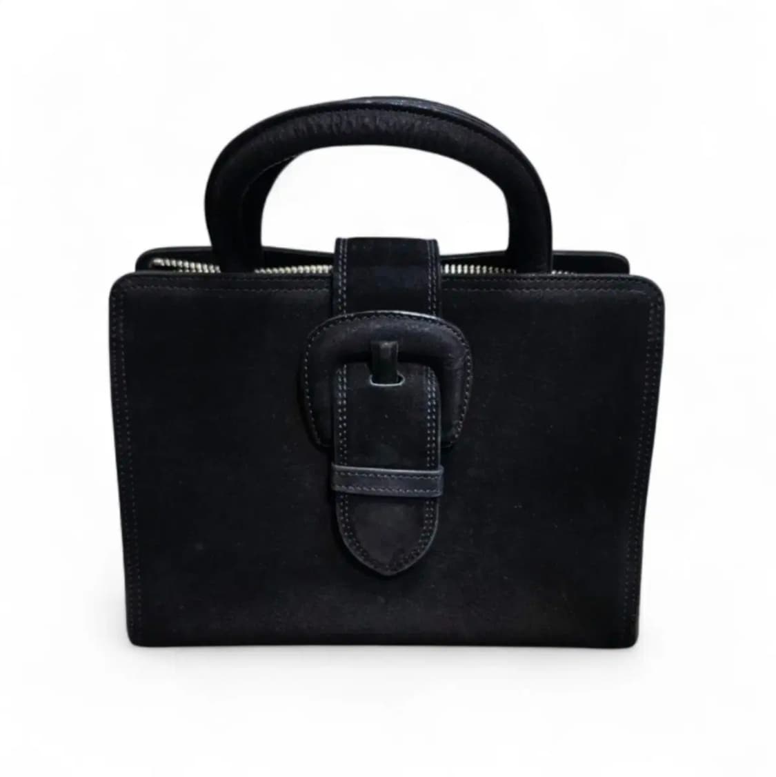 장폴고티에 스웨이드 벨티드 핸드백 상품이미지1