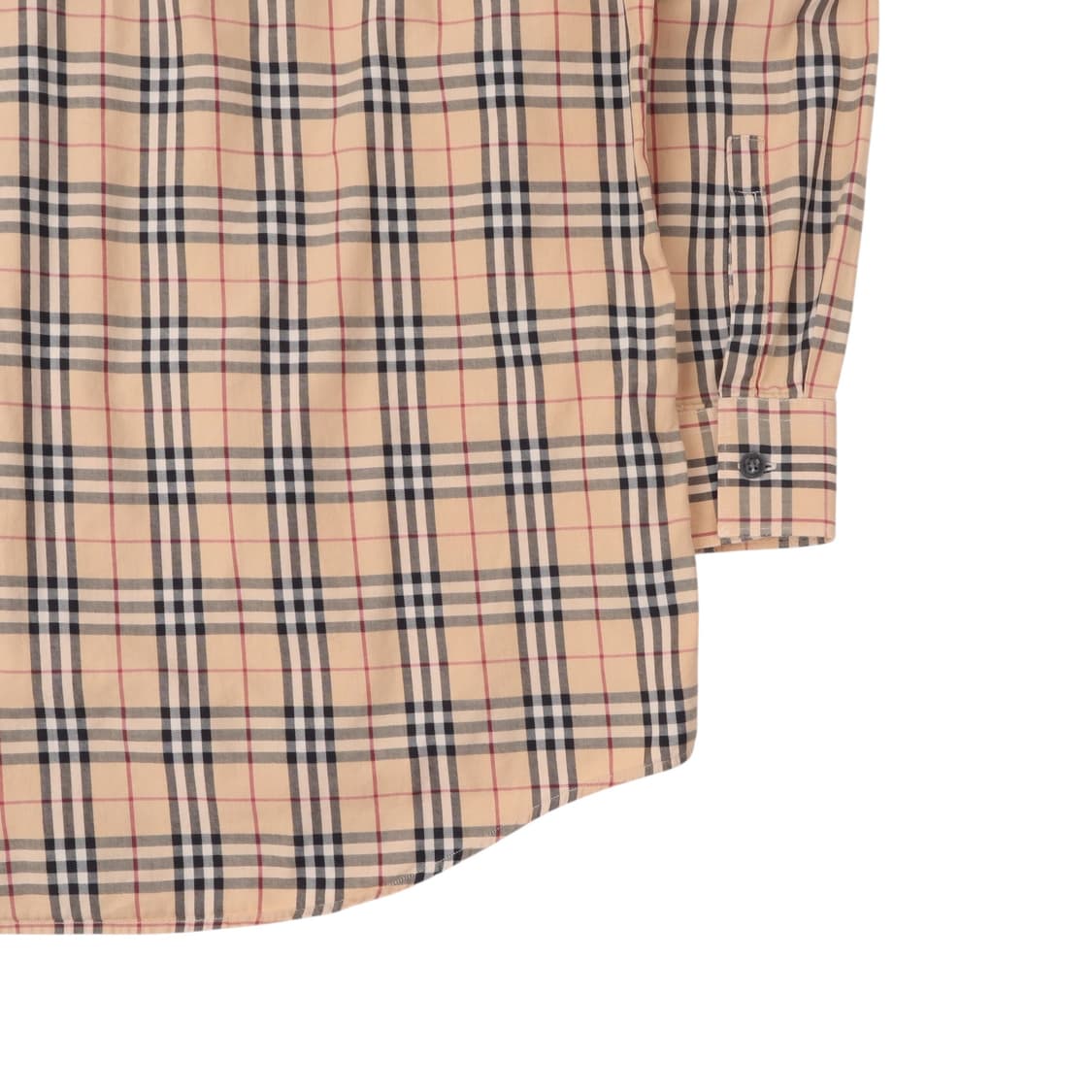 버버리 베이지 노바체크 포켓 로고 셔츠 상품이미지7