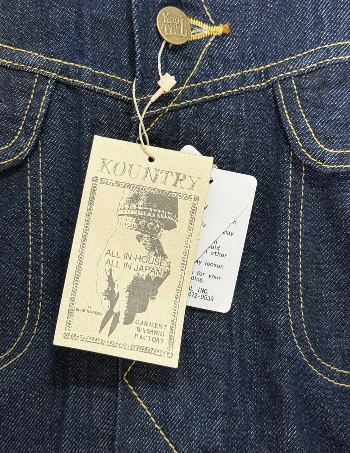 캐피탈 본 데님자켓 상품이미지5