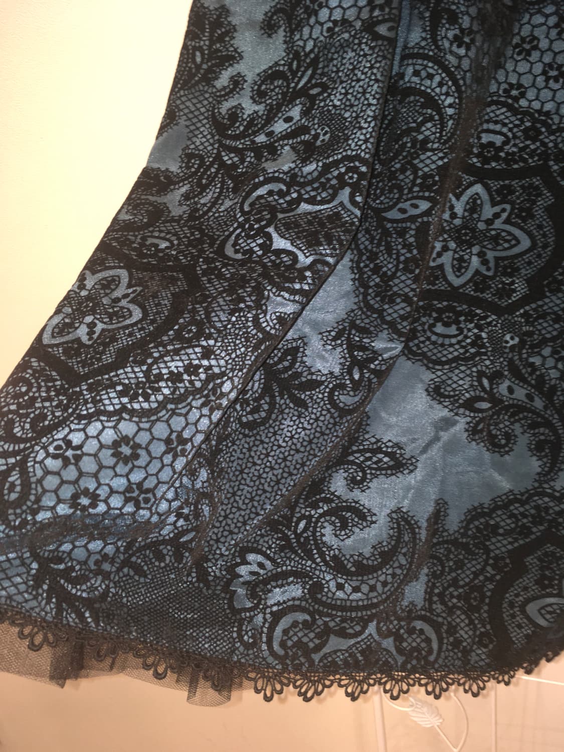 jpn vintage deep blue velour antique lac 상품이미지7