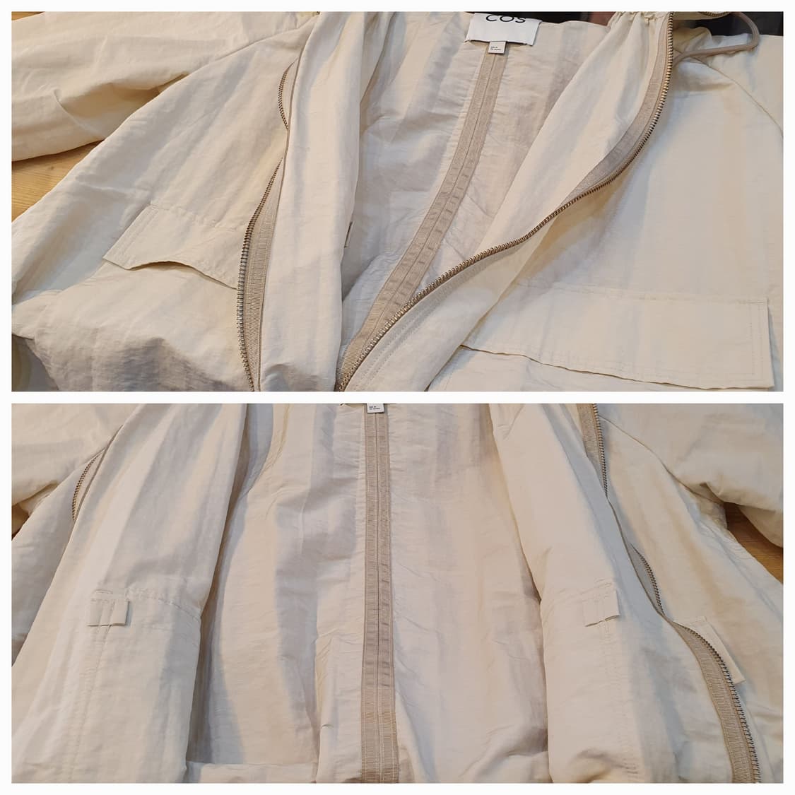 66/77.COS 드로우스트링 쇼트 점퍼 상품이미지8