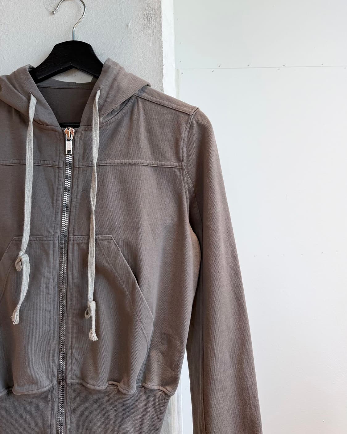 릭 오웬스 다크쉐도우 브라운 마운틴 후드 집업  상품이미지5