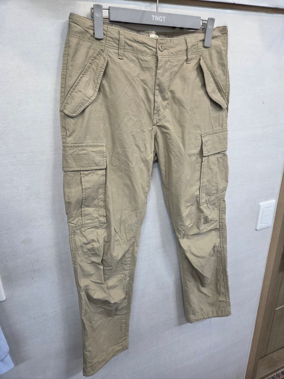 에이치앤엠 파라슈트 코튼 카고팬츠 32 33  상품이미지5