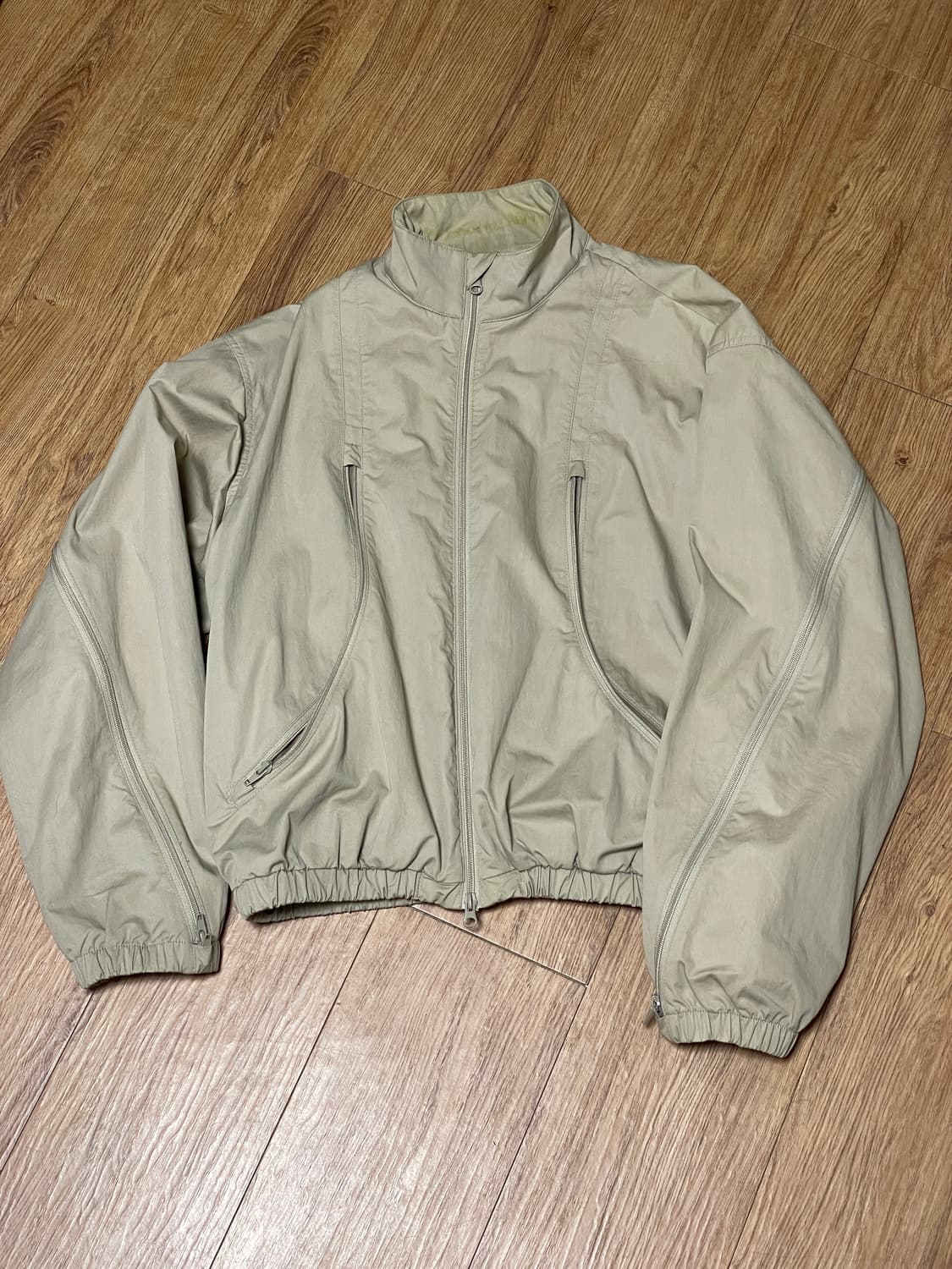 쿠어  COOR 멀티 집업 블루종 (샌드베이지) 상품이미지2