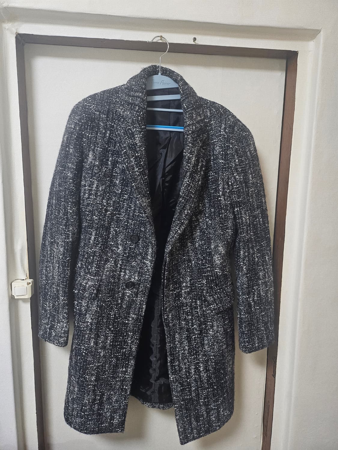 시스템 울 알파카 혼용코트  95(헤링본 느낌) 상품이미지1