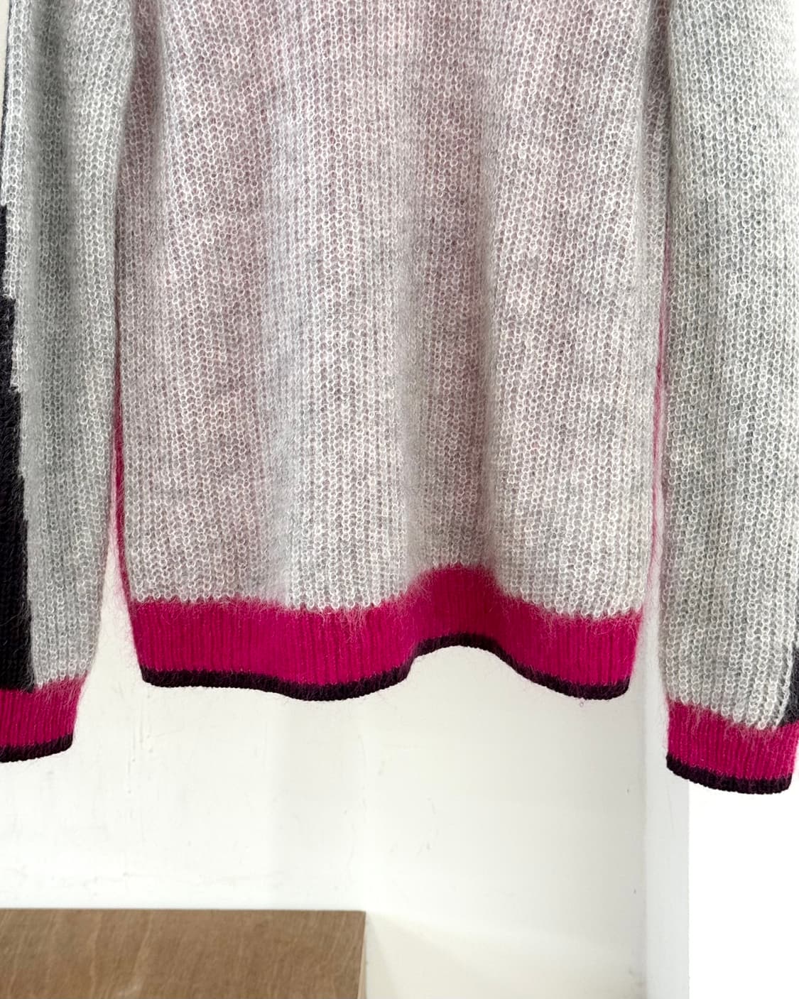 겐조 컬러 블럭 모헤어 스웨터 상품이미지5