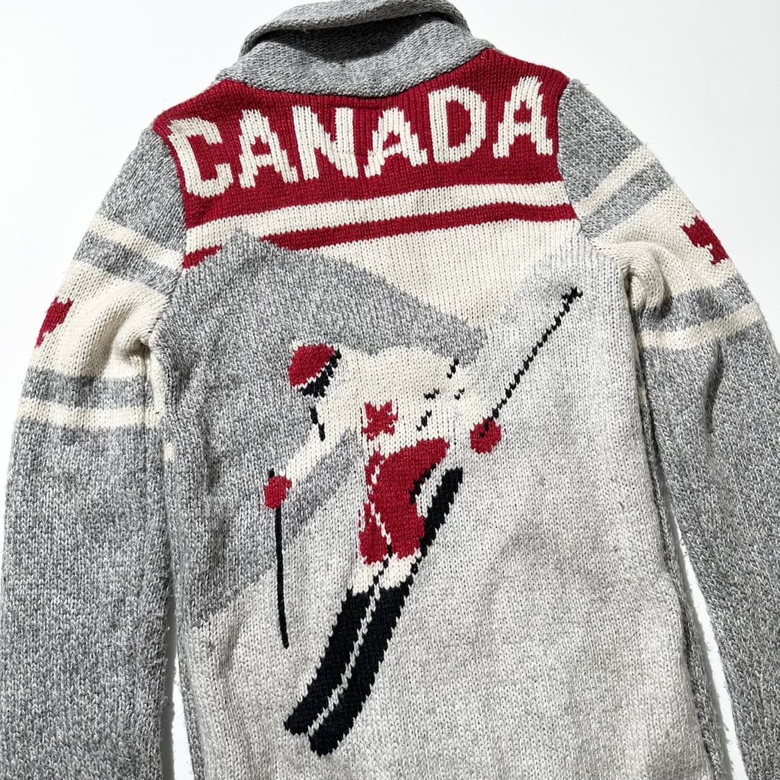 Canadiana 코위찬 스키 숄카라 니트 가디건 상품이미지3