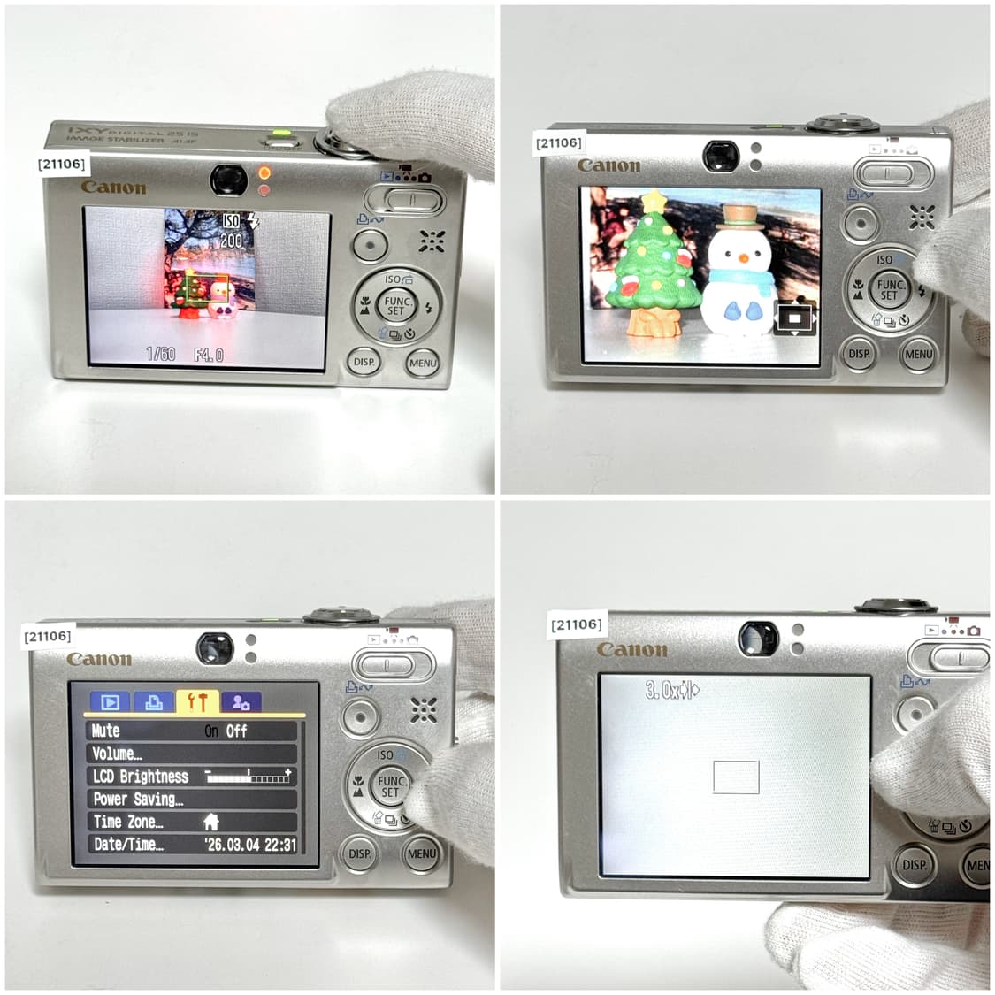 캐논 익시 25 / 익서스 80 실버 빈티지디카 상품이미지4