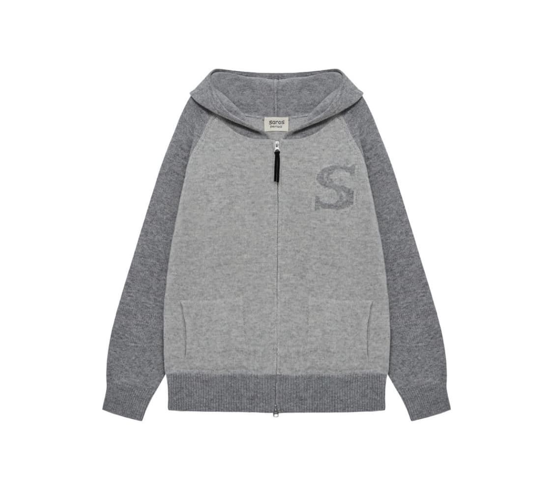 Saros 니트 집업 상품이미지1