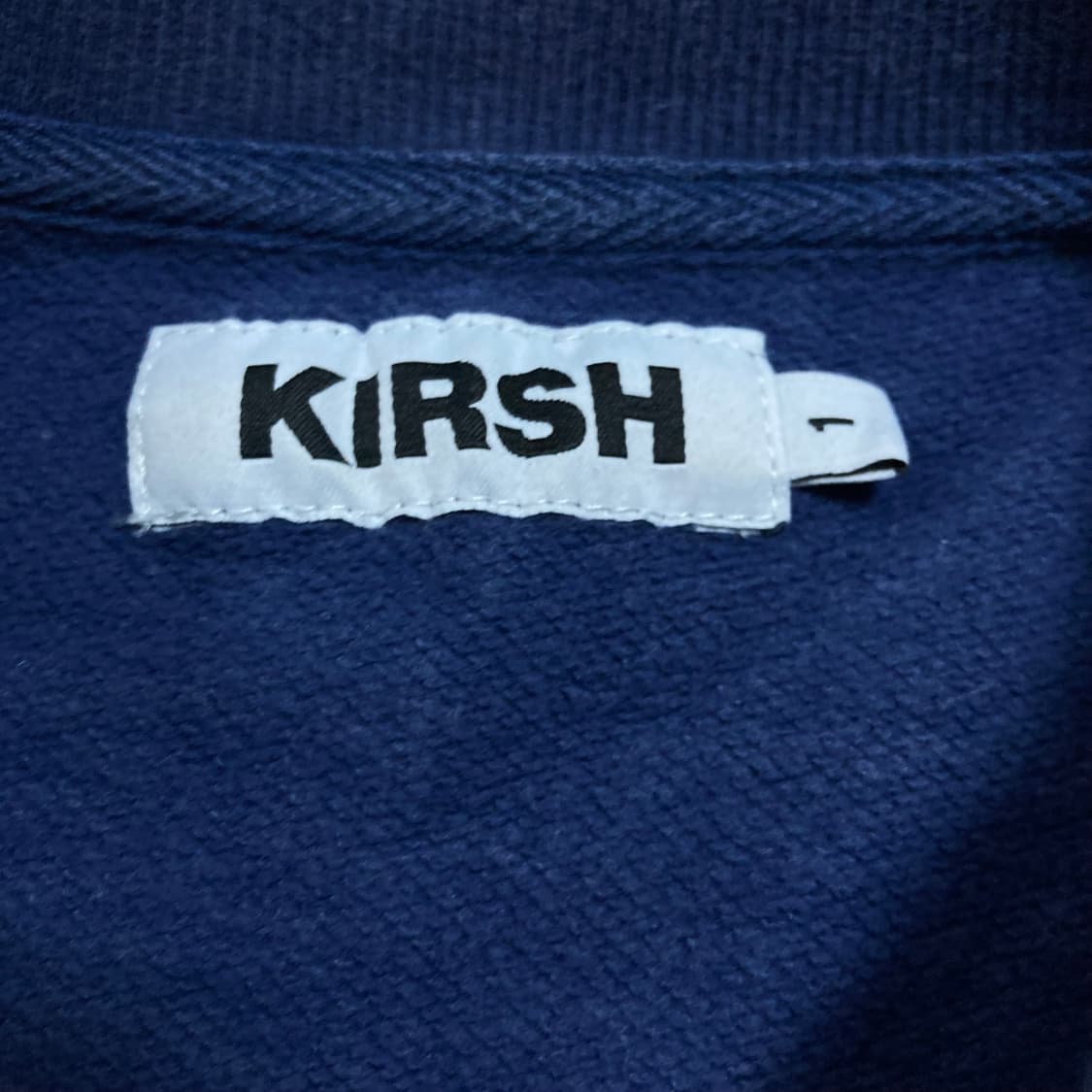 키르시 체리 빅로고 블루 맨투맨 상품이미지3