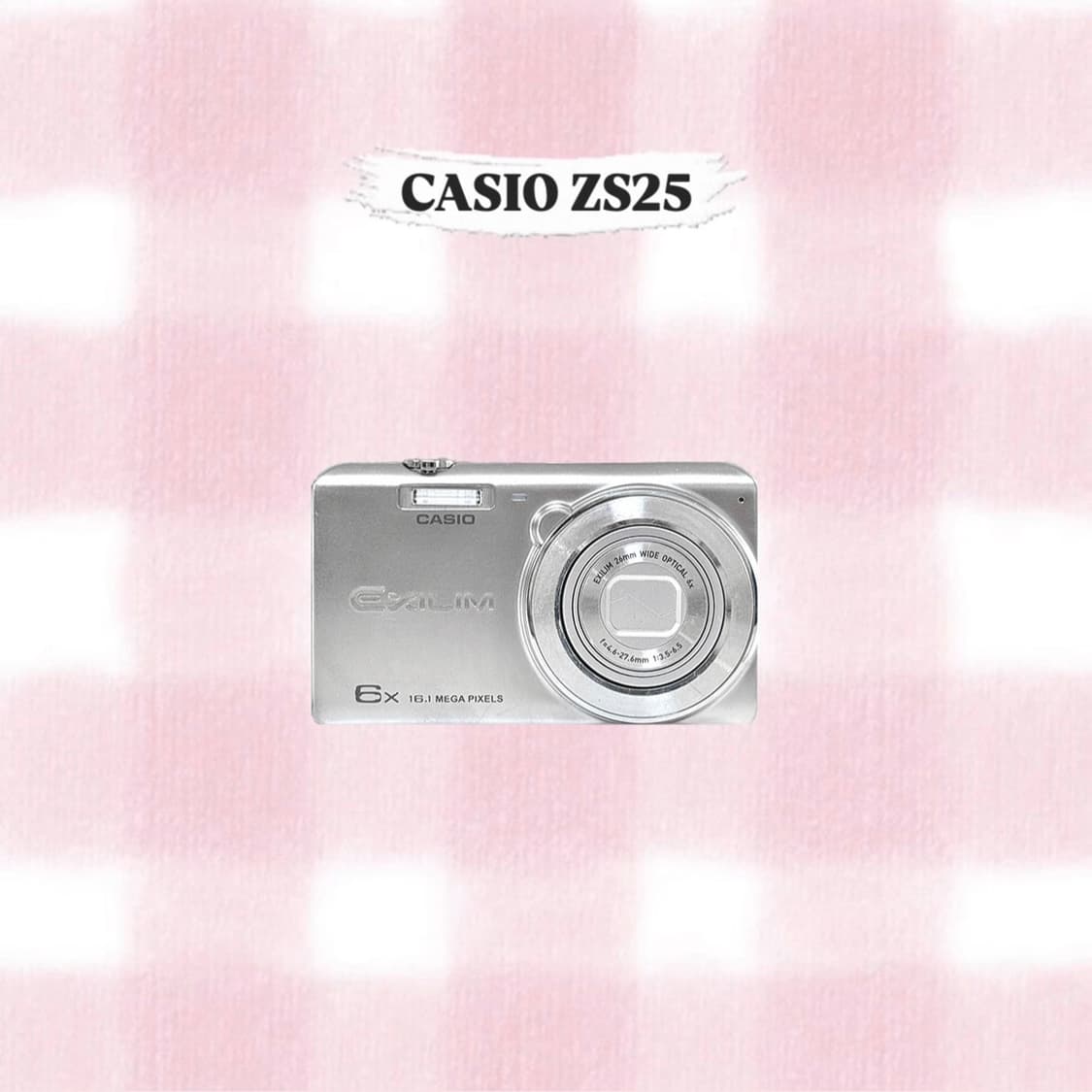 카시오 엑슬림 ZS25 실버 빈티지디카 상품이미지1