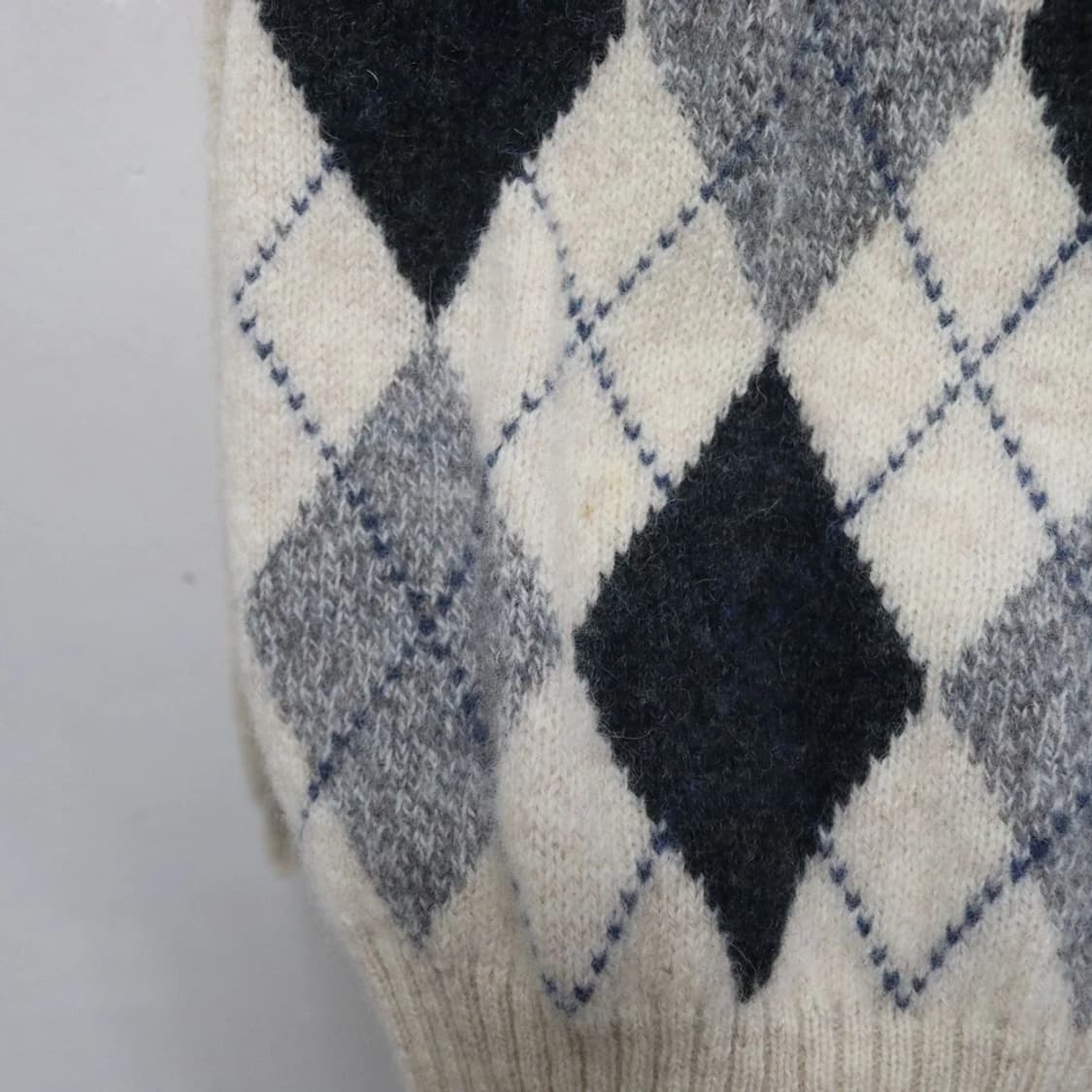 LUCKY STRIKE 아가일 울 니트 61762 상품이미지5