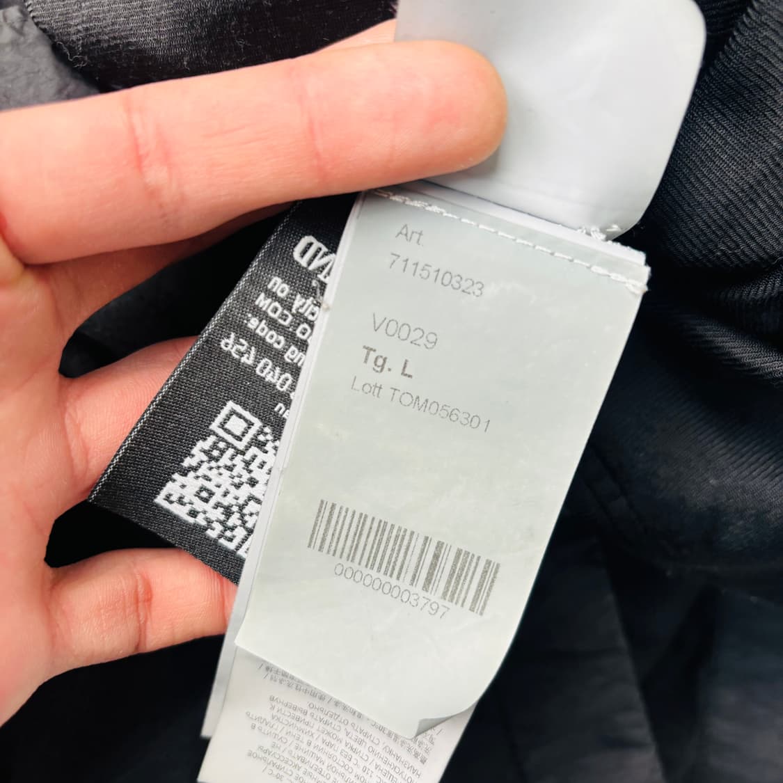 스톤아일랜드 크링클랩스 버튼업 블랙 자켓 L 상품이미지10