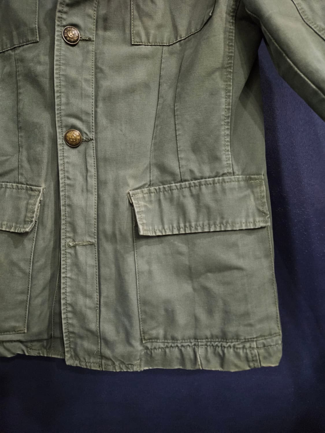 STYLE BASIC 카키 남성 슬림핏 95 밀리터리 야상자켓  상품이미지6