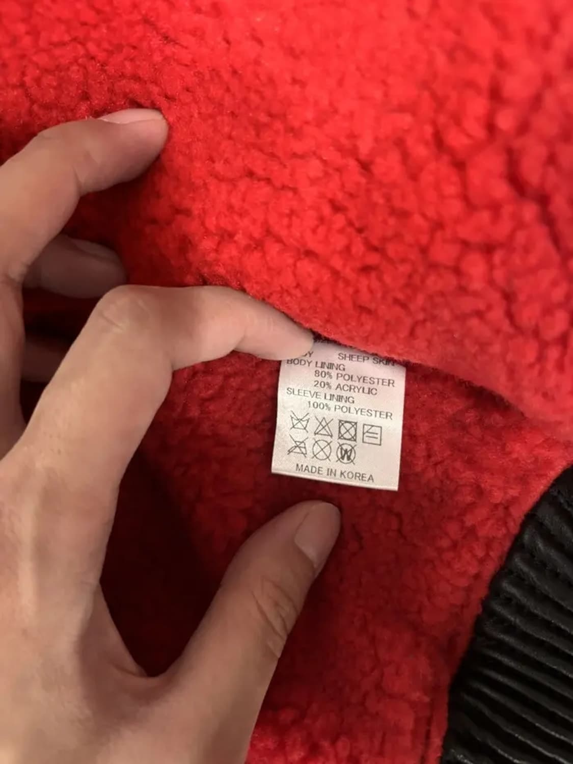 vlone 2017 leather bomber 상품이미지3