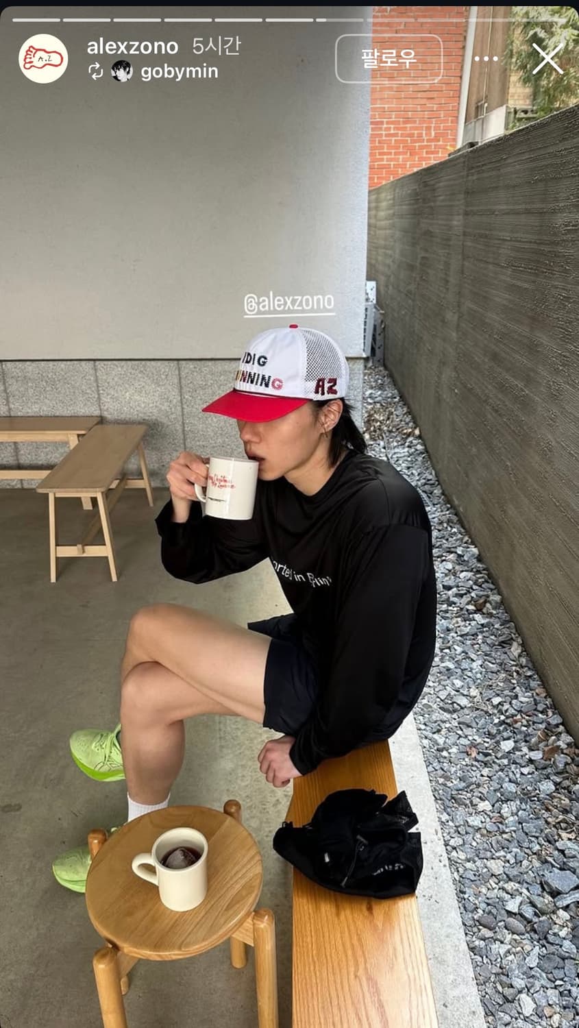 알렉스 조노 alex zono i dig running 러닝 캡 상품이미지2