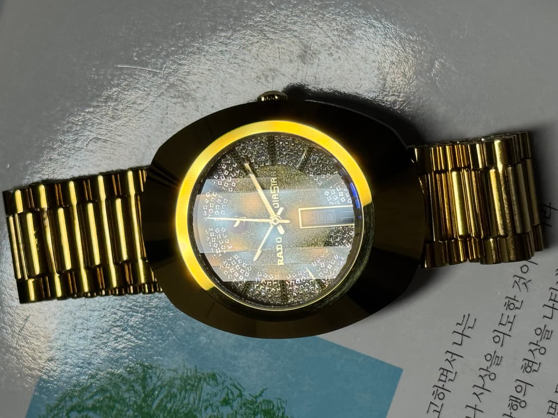 라도 다이아스타 금장 오토매틱 손목시계 단품 상품이미지6