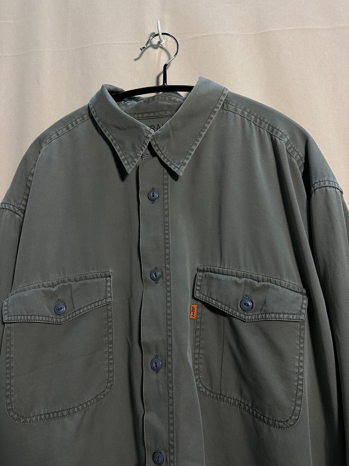 리바이스 빈티지 오렌지탭 워크 셔츠 처분  상품이미지2