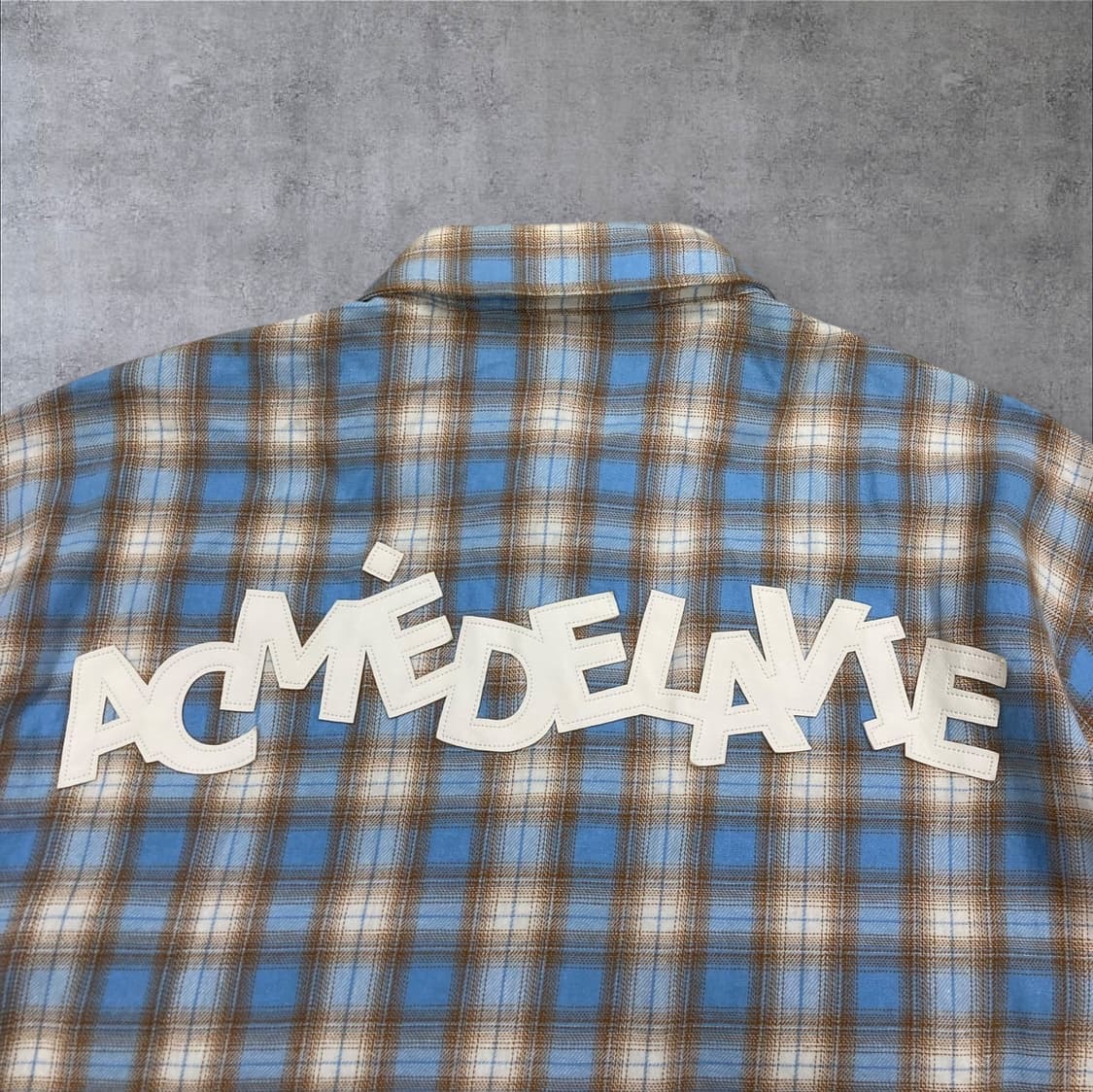 아크메드라비 믹스 컬러 스펠아웃 체크 셔츠 상품이미지3