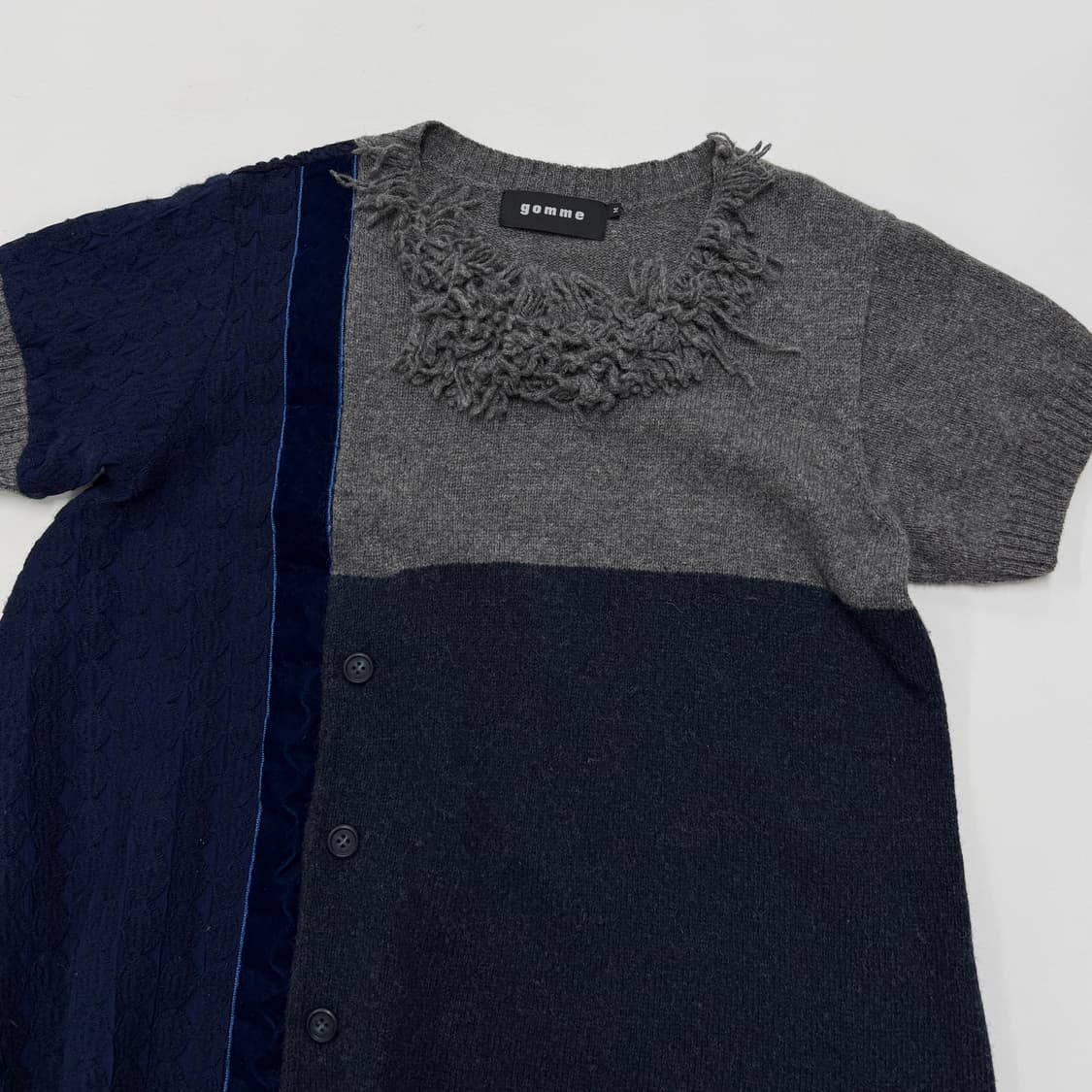 Gomme mixed texture sweater 상품이미지3