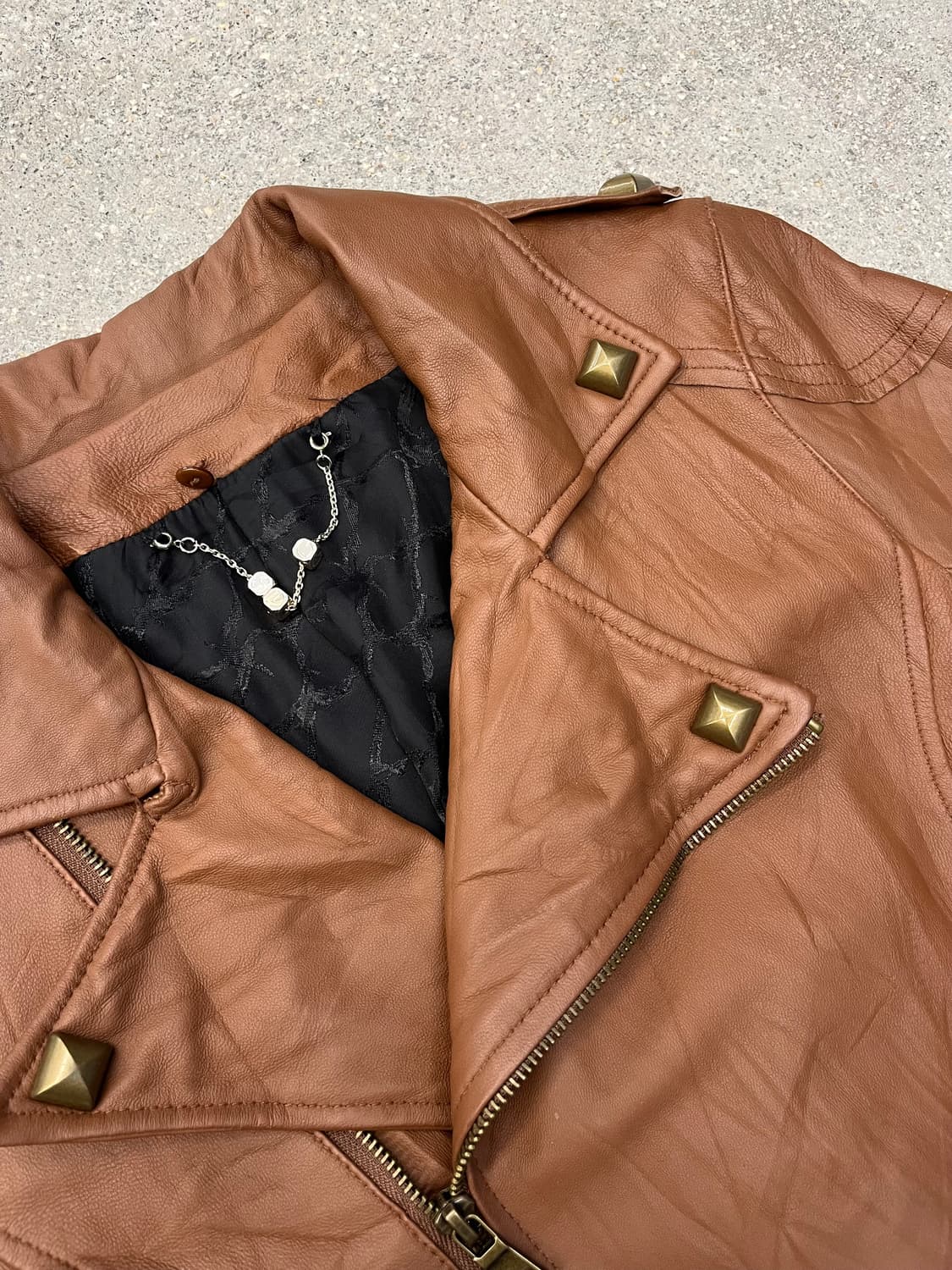 Spirnl girl 라이더 자켓 상품이미지3