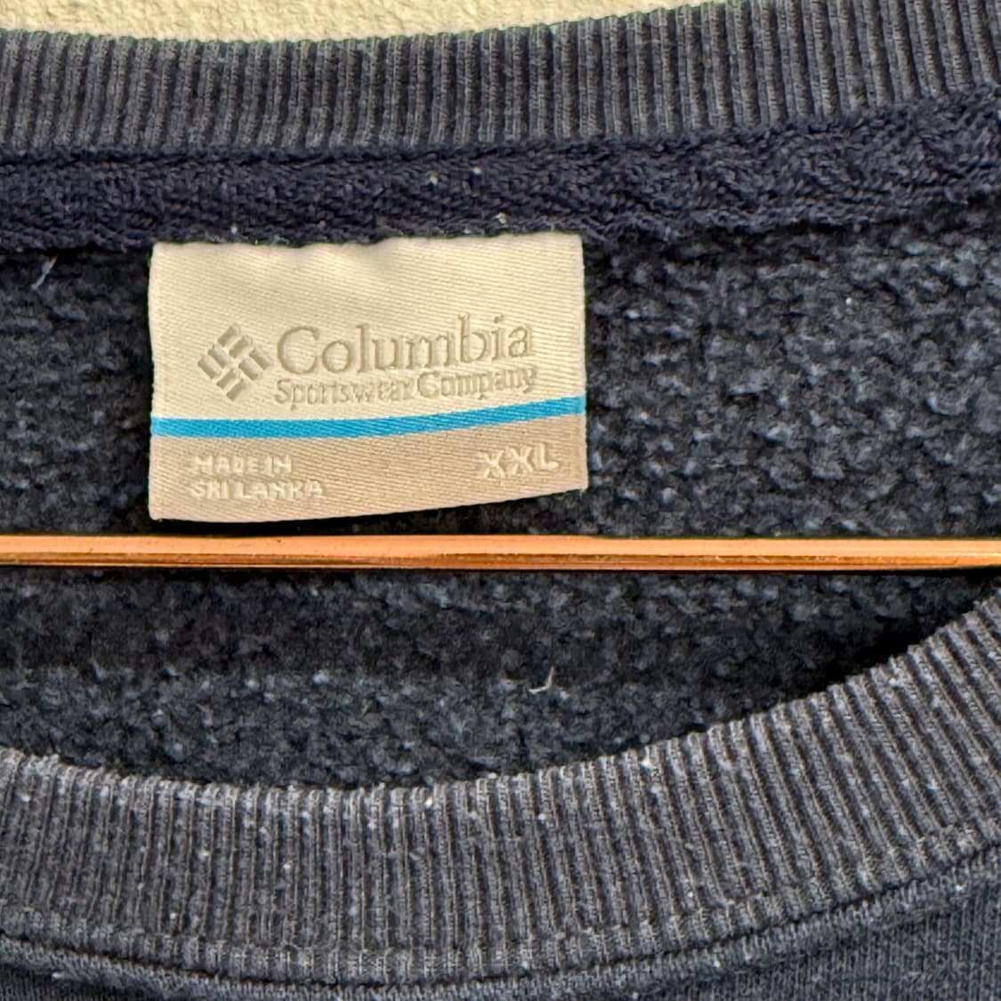 컬럼비아 아웃도어 네이비 맨투맨 (2XL) 상품이미지2