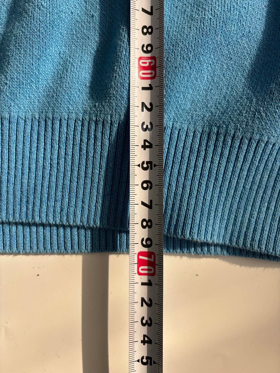 디스이즈네버뎃 T로고 크루넥 맨즈라인 코튼 니트(L) 상품이미지7