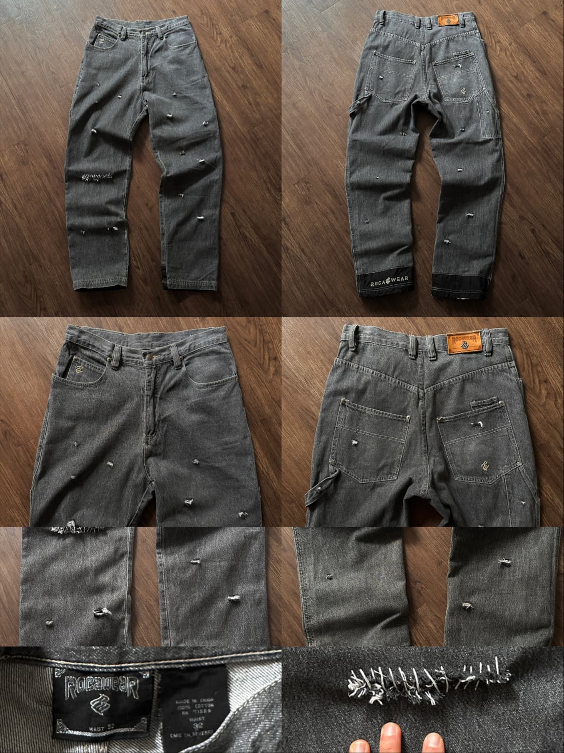 Rocawear 대미지 카펜터 루즈 테이퍼드 진 상품이미지10