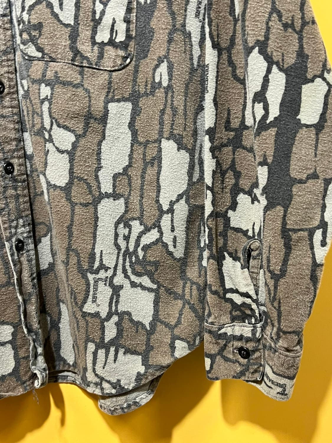 80s [XL] 윈체스터 Trebark 카모 플란넬 셔츠 상품이미지5