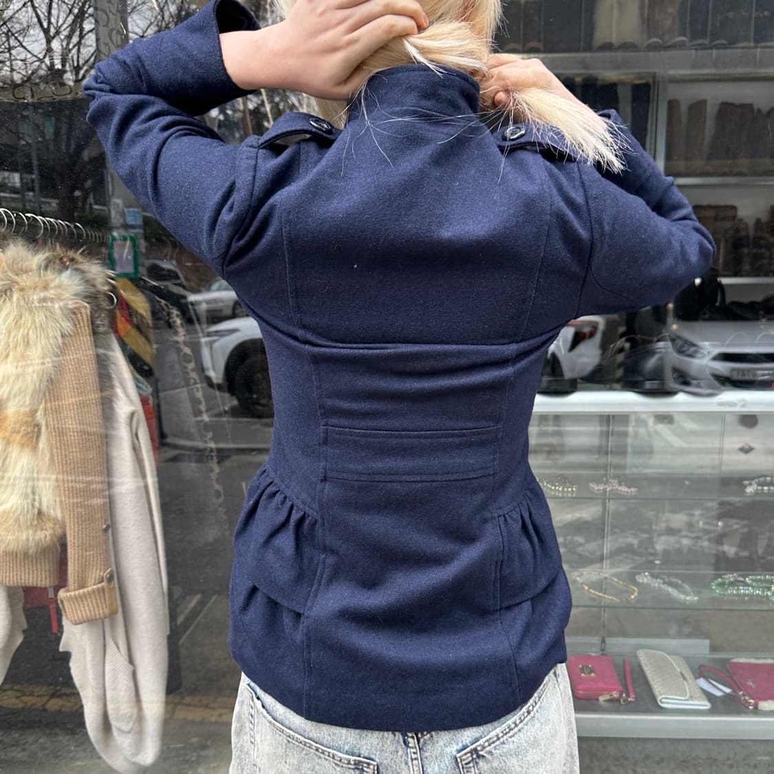 00s 빈티지 러플 나폴레옹 단주 자켓 상품이미지10