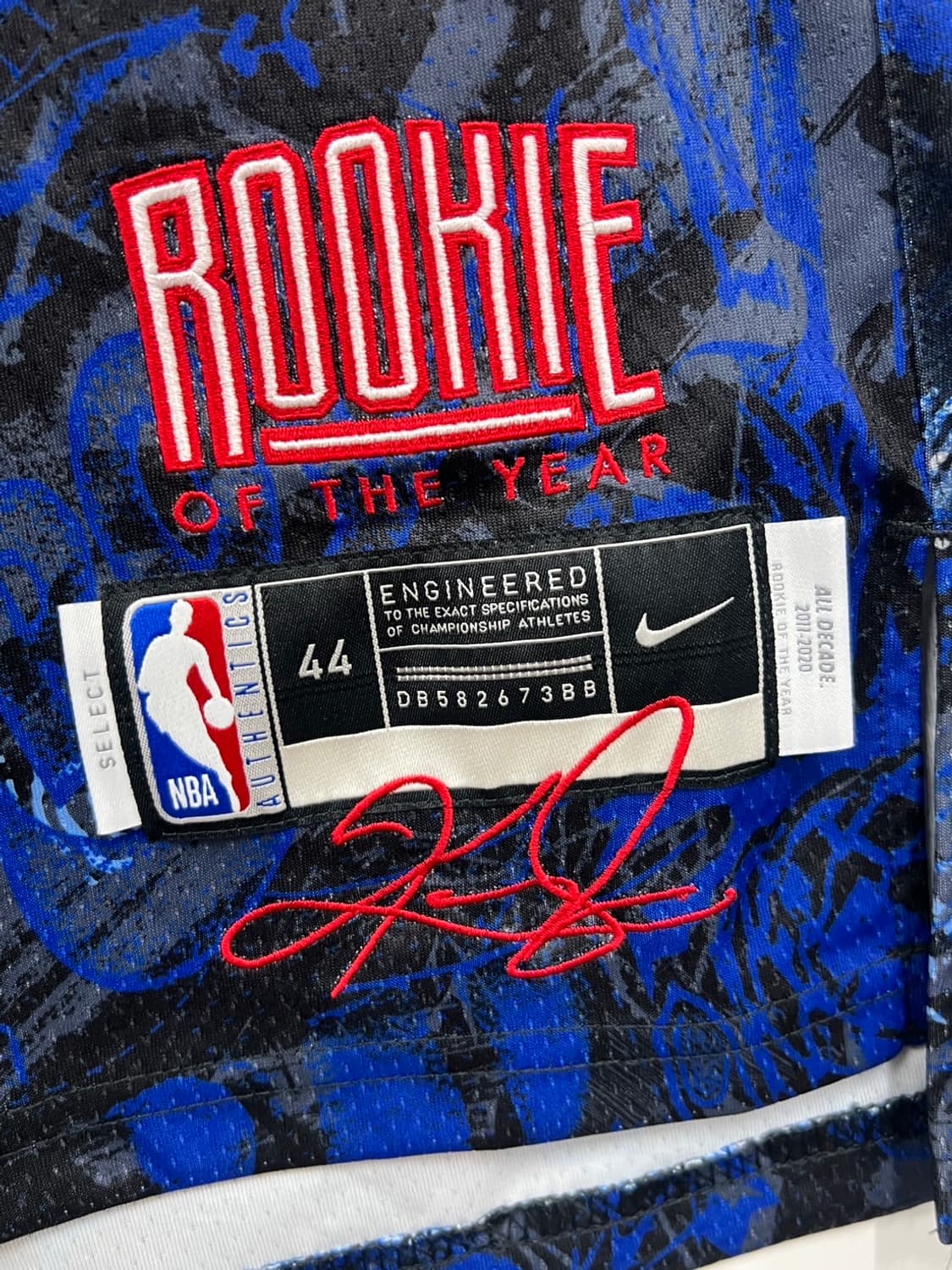 나이키 NBA 카이리 어빙 셀렉트 농구 유니폼 슬리브리스 상품이미지4