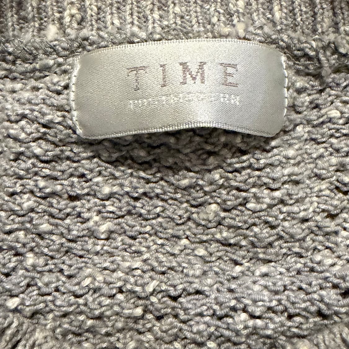 타임 옴므 배색 니트  상품이미지3